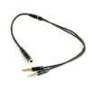GEMBIRD 3.5 mm stereo jack 4-pin, redukce , 20 cm, 2xF/M