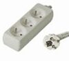 Prodlužovací přívod 230V, 2m, 3 zásuvky