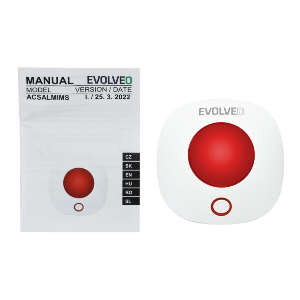 4-1015 EVOLVEO bezdrátová vnitřní siréna pro SecuPro/Alarmex Pro