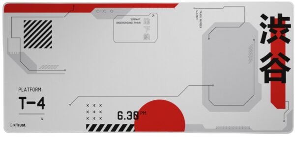 TRUST GXT759 XXL MOUSEPAD – JAPAN WHITE