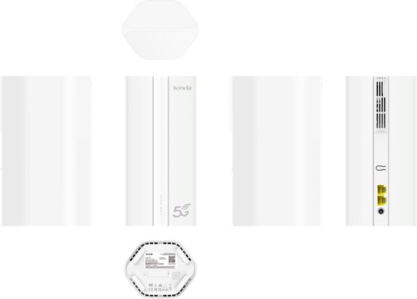 Tenda 5G01 Wi-Fi AX1500 5G NR / 4G+ LTE router, 2x GWAN/GLAN, IPV6, Mesh, WPA3, NanoSIM, CZ App