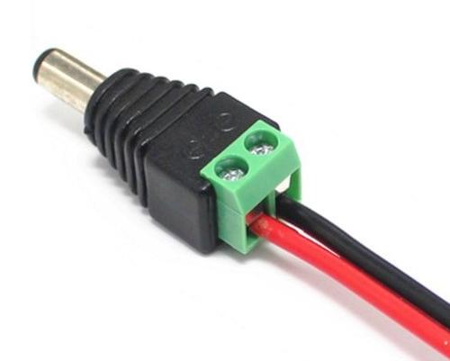 4-190 DCSV21 DC napájecí konektor 2.1mm se svorkovnicí - male