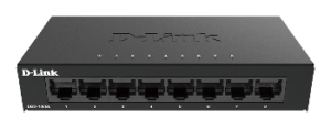 D-Link DGS-108GL Kovový 8-portový Gigabit stolní switch