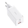 4-51 Baseus CCGP120202 GaN5 Pro Quick Nabíječka USB + 2x USB-C 65W White