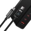 Baseus CCGP100201 GaN5 Pro Fast Nabíječka USB + 2xUSB-C 140W Black