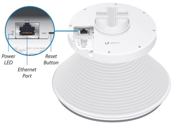4-704 Ubiquiti IS-5AC - 5 GHz IsoStation AC, airMAX AC, 45°
