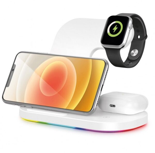 4-706 Aligator Stanice Smart Station A s bezdrátovým nabíjením 3v1, 15W