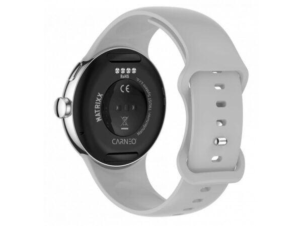 CARNEO Matrixx HR+/45mm/Silver/Sport Band/Silver