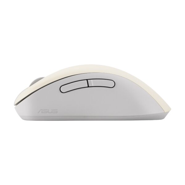 4-926 ASUS Wireless Mouse MD102/Kancelářská/Optická/Pro praváky/1 600 DPI/USB+BT/Béžová
