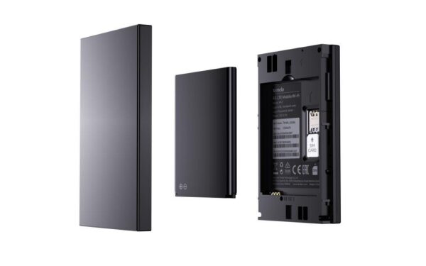 Tenda 4G180v4 4G LTE Mobile AX300 WiFi 6 battery modem router, WPA3, USB-C, 2100 mAh, 8.5 hod.