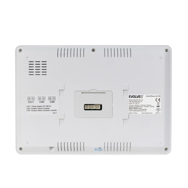EVOLVEO DoorPhone 20-2W - 2 drátový videotelefon s aplikací pro dvě domácnosti a 32GB pamětí