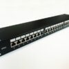 4043_s Patch panel 24p.Cat6A STP 1U osazený černý