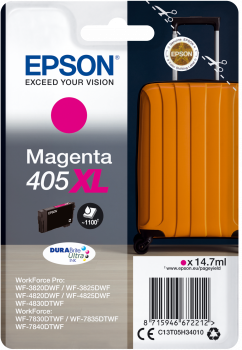 Epson Singlepack Magenta 405XL DURABrite Ultra Ink