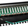 Patch panel 10“ STP Cat5e 12 portů