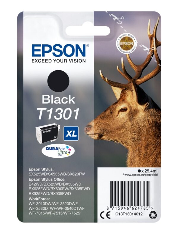428.039_1_s Epson Singlepack Black T1301 DURABrite Ultra Ink