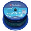 43343_Angled_s VERBATIM CD-R(50-Pack)Spindl/Crystal/DLP/52x/700MB
