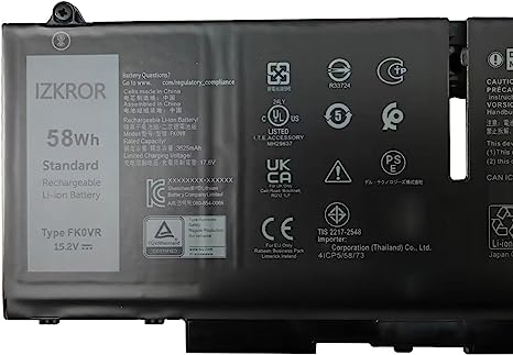 Dell Baterie 4-cell 58W/HR LI-ON pro Latitude 5330, 5430, 5530, 7330, 7430, 7530, Precision 3570