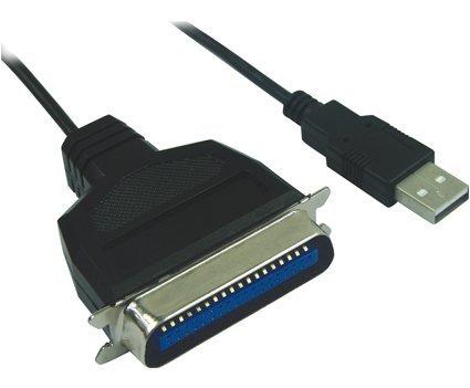 49_s-1 PremiumCord USB printer kabel USB na paralelní port LPT (CEN36M)