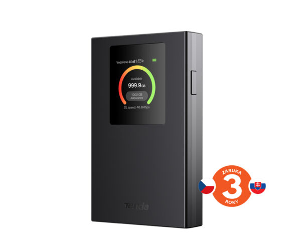 4G185v4 Tenda 4G185v4 4G LTE Mobile AX300 Wi-Fi 6 battery modem router, LCD, WPA3, USB-C