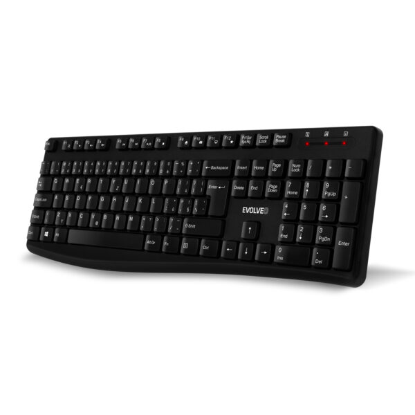 4cz EVOLVEO K1050, tichý set bezdr. klávesnice a