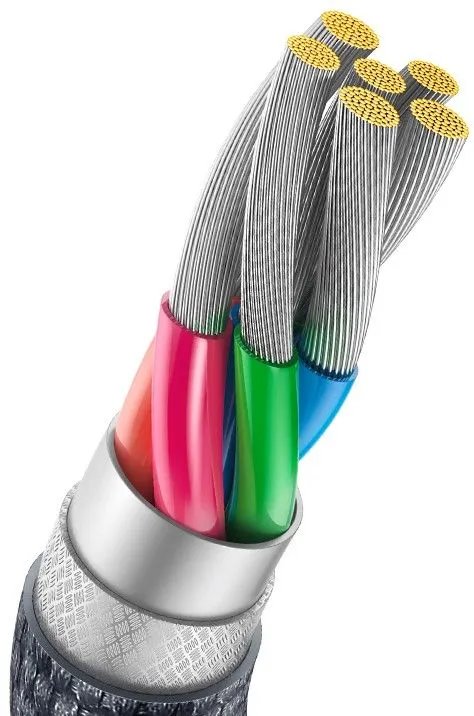 5-138 Baseus CAJY000401 Crystal Shine Series Datový Kabel USB - USB-C 100W 1,2m Black