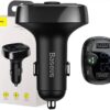 5-337 Baseus bluetooth MP3 FM Transmiter s nabíjením 2xUSB 3.4A černý