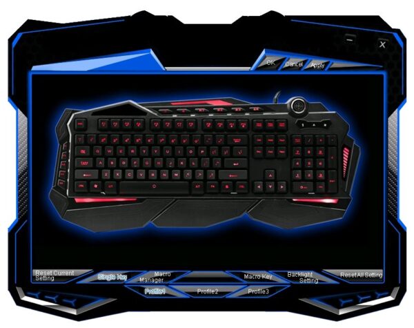 C-TECH Scorpia V2/Drátová USB/CZ-SK layout/Černá