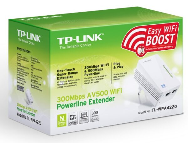 TP-Link TL-WPA4220 WiFi N300 Powerline Extender(1ks)