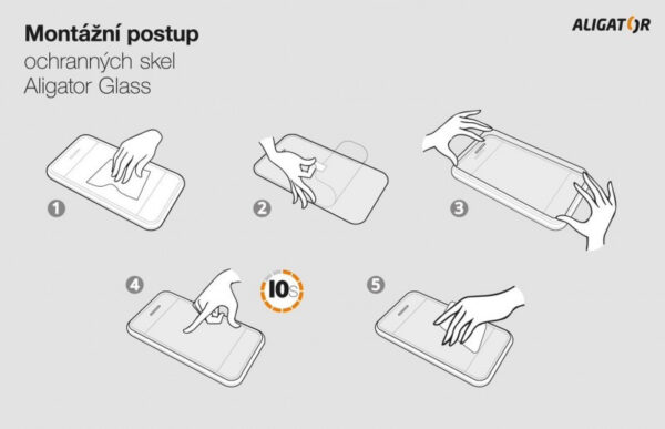 5-488 Aligator tvrzené sklo GLASS Xiaomi Redmi Note 12 Pro/Pro+
