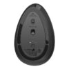 Logitech MX/Vertikální/Optická/Pro praváky/4 000 DPI/Drátová+bezdrátová/Černá