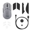 HyperX Pulsefire Haste 2 Pro/Herní/Optická/Pro praváky/26 000 DPI/USB+BT/Šedá