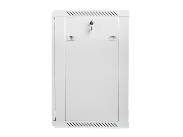 Nástěnný rack 19'' 15U 600X450mm šedý flat pack