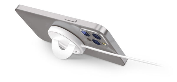 5-599 ALIGATOR bezdrátová nabíječka ALIGATOR Mag-Pad, určeno pro MagSafe, 15W, bílá