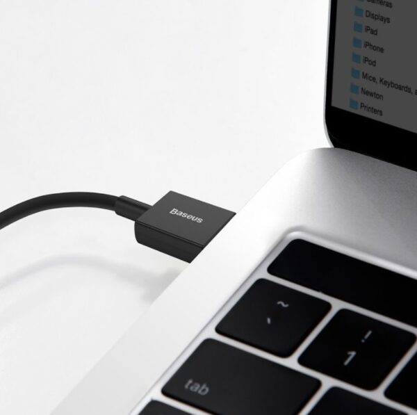 5-757 Baseus datový kabel Superior USB-C 1m 6A 66W černý