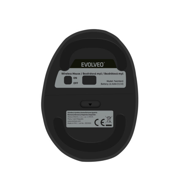 EVOLVEO LadyErgo, tichá vertikální ergonomická