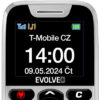 EVOLVEO EasyPhone, mobilní telefon pro seniory s nabíjecím stojánkem, bílá