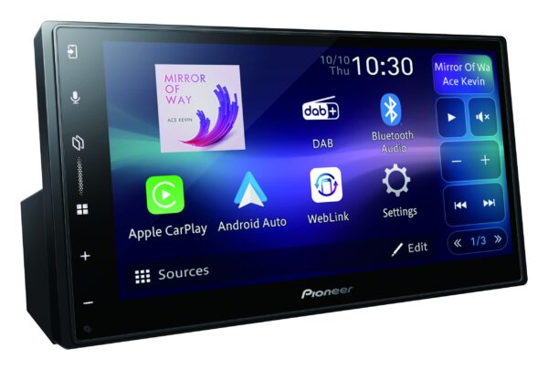 5.-SPH-DA77DAB_top_01 Pioneer SPH-DA77DAB autorádio 2DIN, 6,8" LCD, DAB+, CarPlay, Android Auto, Wi-Fi, Bluetooth