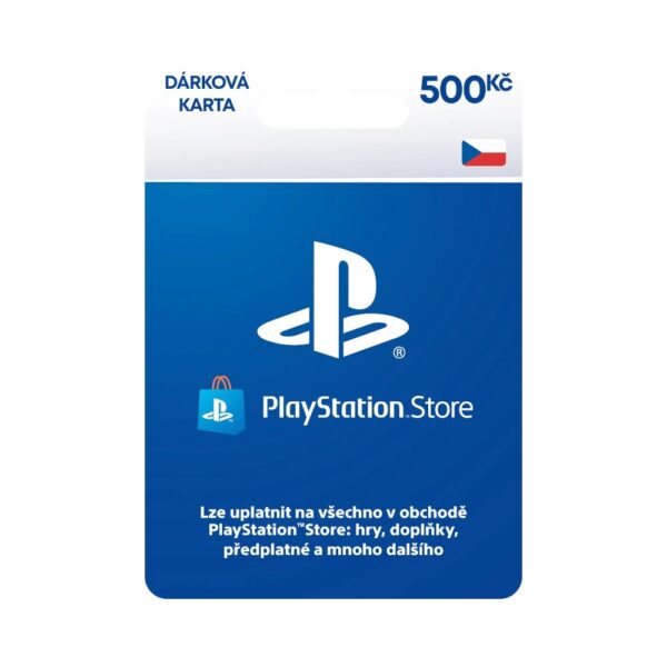 500-kc_s PlayStation Live Cards 500Kč Hang pro CZ PS Store