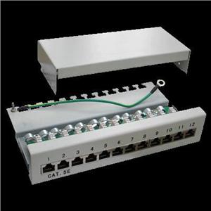 5027121245_s Patch panel Box 12-port Cat5E STP na zed´