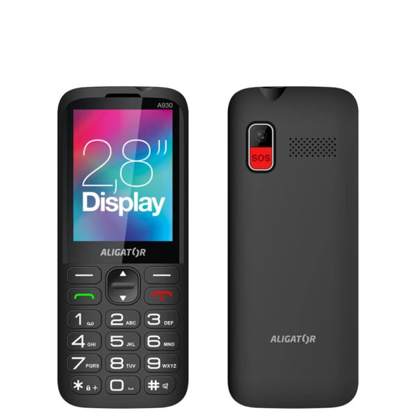 5050-9_a930-hlavni-obr-black ALIGATOR A930 GPS Senior černý +st.nab.