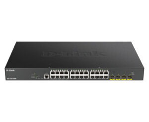 D-Link DGS-1250-28XMP/E 24-port Gigabit PoE Smart Managed Switch with 4x 10G SFP+ ports, 370Watts