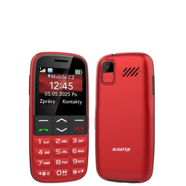 ALIGATOR A770 Senior červený + stol.nab.