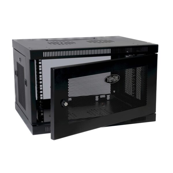 Skříň SmartRack 6U, Š=600mm, Hl=450mm, hloubka pro přepínače, montáž na stěnu