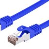 Kabel C-TECH patchcord Cat6, FTP, modrý, 0,5m
