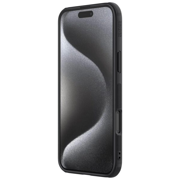 5_5_11zon-2 Nillkin Super Frosted PRO Magnetic Zadní Kryt pro Apple iPhone 16 Pro Black