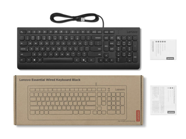 Lenovo Essential/Drátové USB-A/CZ-SK layout/Černá