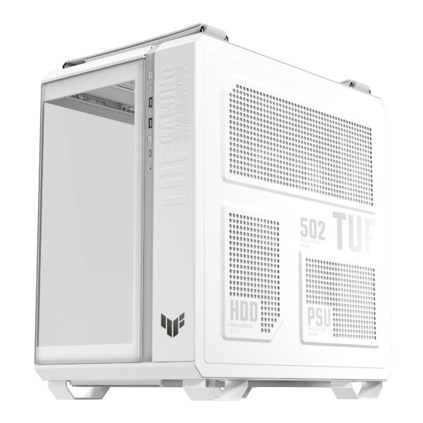 5w-1 ASUS case GT502 HORIZON WHITE,ARGB, TEMPERED GLASS