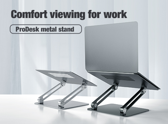 6-144 Nillkin ProDesk Adjustable Laptop Stand Grey