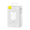 6-15 Baseus CCGP120202 GaN5 Pro Quick Nabíječka USB + 2x USB-C 65W White