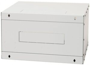 6-15 19"rozvaděč jednodíl.9U/400mm FLAT-PACK plech.dv.